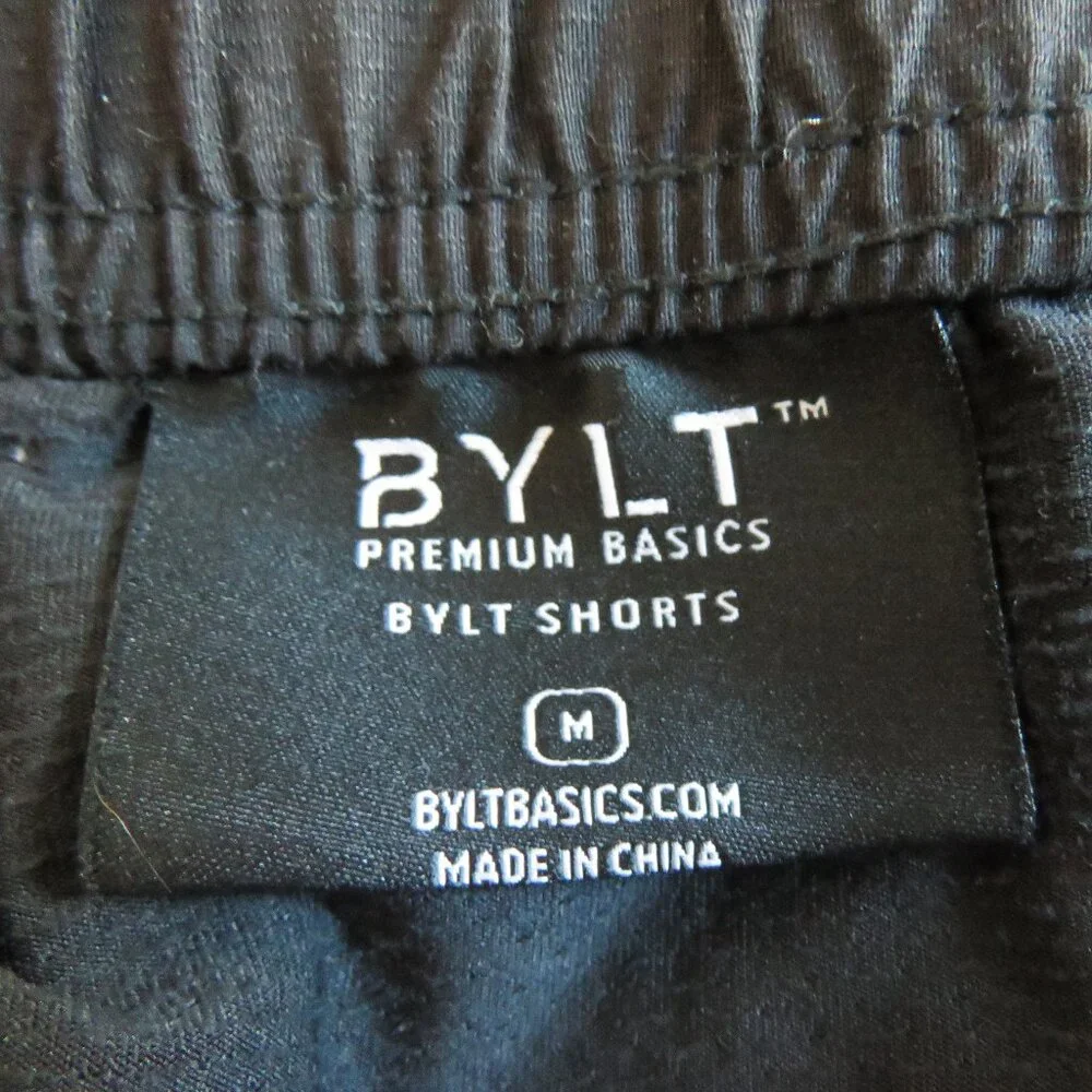 BYLT BASICS Bylt Shorts in Black Cargo Casual - Men's Size M - Picture 14 of 15